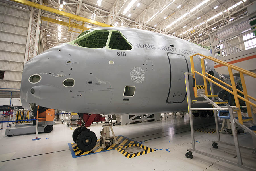 Embraer avança na produção do primeiro KC-390 Millennium para Hungria - Foto: Divulgação