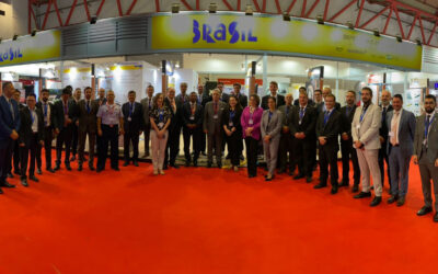 Autoridades brasileiras inauguram o Pavilhão Brasil na Indo Defence 2022