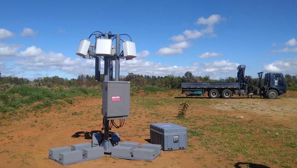 NEGER apresenta sistemas de guerra eletrônica urbana em evento na Indonésia