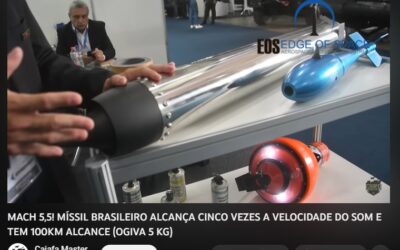 Míssil brasileiro atinge cinco vezes a velocidade do som