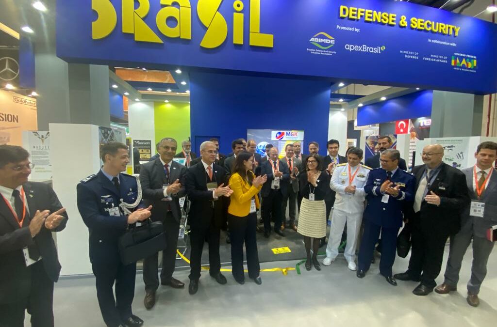 Inauguração do Pavilhão Brasil na IDEX 2023