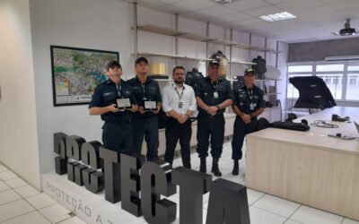 PMs do Pará visitam a Protecta para conhecer a produção dos coletes balísticos que salvaram a vida deles