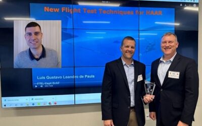 FAB apresenta técnica inovadora de ensaio em voo