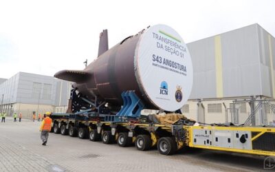 Angostura: submarino passa por importante etapa de construção