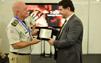 Safran presta homenagem ao Conselho Nacional de Comandantes-Gerais das Polícias Militares na LAAD 2023