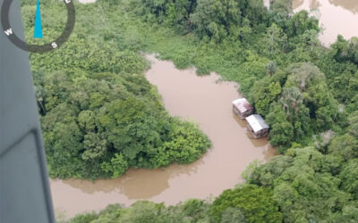 Operação Jacuixito destrói balsas de garimpo ilegal