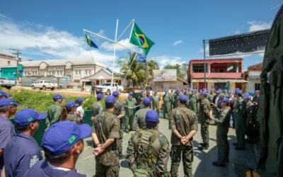 Comandante da Aeronáutica realiza visita técnica-operacional em Exercício