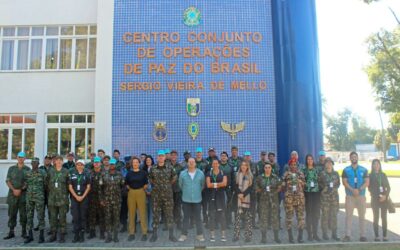 Centro de Operações de Paz capacita militares, policiais e civis em coordenação civil-militar da ONU
