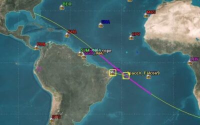 CLBI rastreia pela primeira vez um foguete da SpaceX