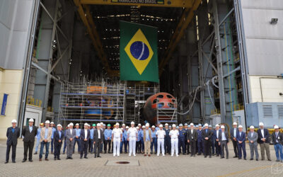 Ministro da Defesa visita as instalações do Programa de Desenvolvimento de Submarinos