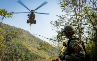 Fase de Resgate: treinamento de recuperação de militares no EXCON Tápio 2023