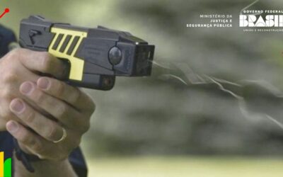 MJSP realiza a primeira certificação do mundo de armas eletroeletrônicas de incapacitação
