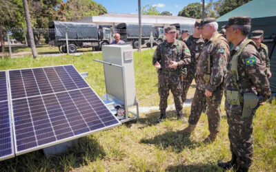 Exército Brasileiro testa módulo de energia de campanha em operação militar