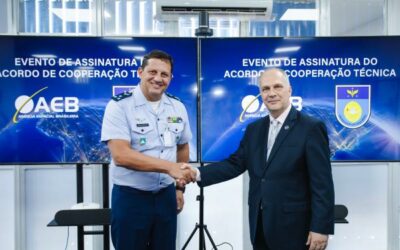 FAB firma parceria com Agência Espacial Brasileira para atividades acadêmicas