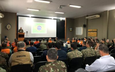 Defesa conduz o primeiro exercício binacional simulado de apoio e assistência humanitária em casos de desastres naturais