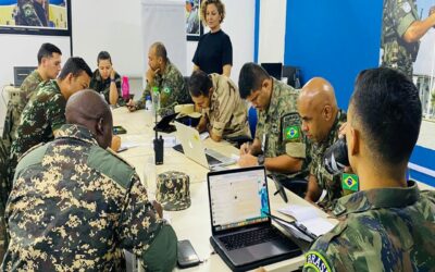 Centro de Operações de Paz conclui capacitação internacional sobre proteção de civis em missões de paz