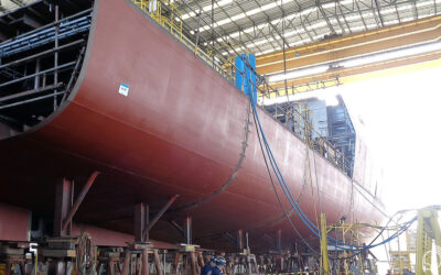 Primeira Fragata “Tamandaré” em fase final de construção