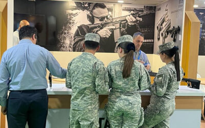 Taurus expõe produtos na Feira Internacional do Ar e Espaço, no Chile