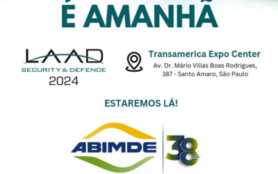 É amanhã: ABIMDE recebe visitantes em seu estande na LAAD Security & Defense